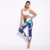 GYMESKO OCEAN CAMO LEGGINGS- Leggings and Bottoms Sportwear ActiveWear for Womens who love fitness, gym, workout, yoga and other sports