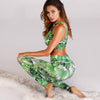 GYMESKO GREEN POWER SPORTS SUIT-GYMESKO- Leggings and Bottoms Sportwear ActiveWear for Womens who love fitness, gym, workout, yoga and other sports
