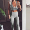 GYMESKO VITAL SPORTS SUIT-GYMESKO-Light gray-S- Leggings and Bottoms Sportwear ActiveWear for Womens who love fitness, gym, workout, yoga and other sports