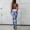 GYMESKO FLORAL SPORTS SUIT-GYMESKO- Leggings and Bottoms Sportwear ActiveWear for Womens who love fitness, gym, workout, yoga and other sports